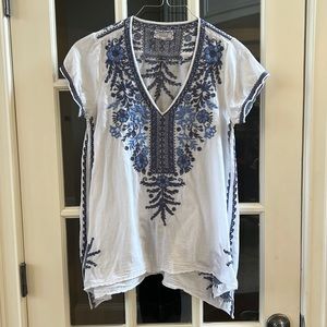Johnny Was Embroidered Blouse